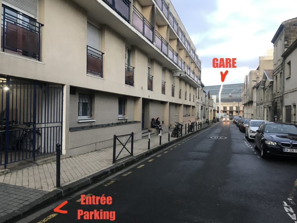 emplacement parking bordeaux gare saint jean